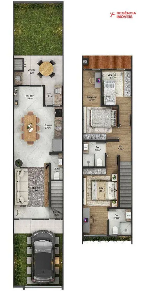 Casa de Condomínio, 3 quartos - Foto 8
