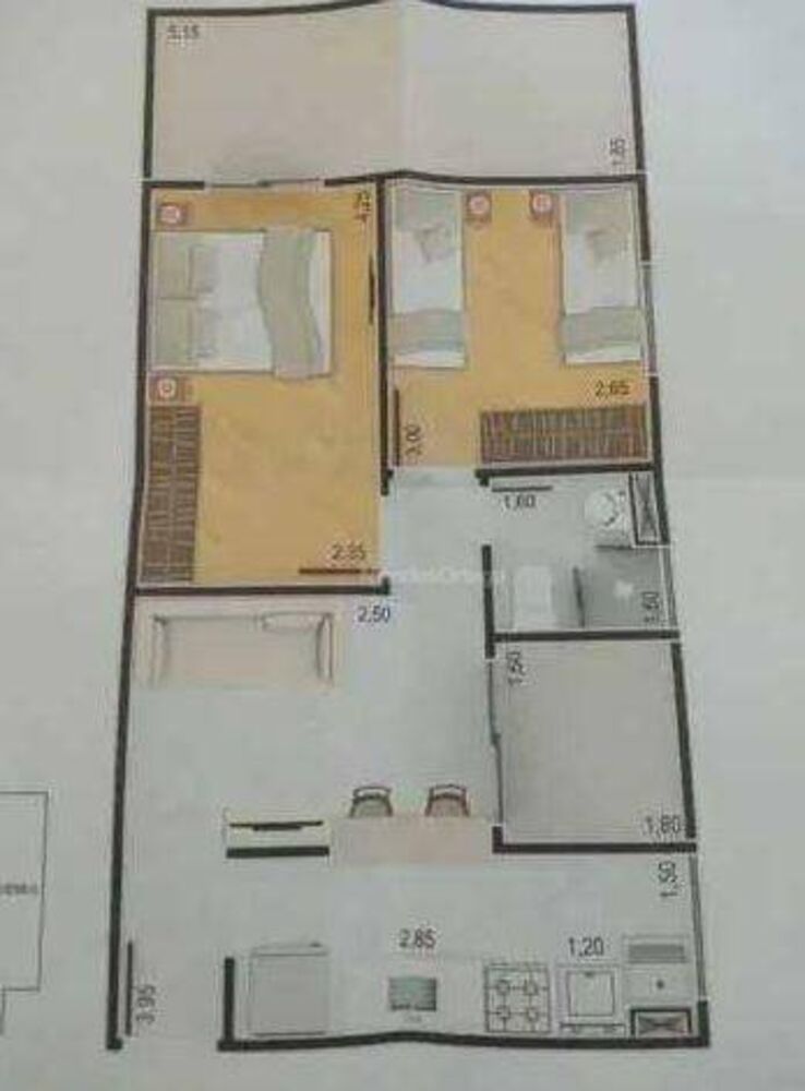 Apartamento, 2 quartos, 57 m² - Foto 8