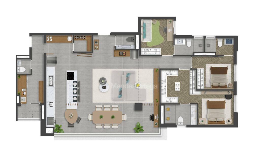 Apartamento, 3 quartos, 151 m² - Foto 2