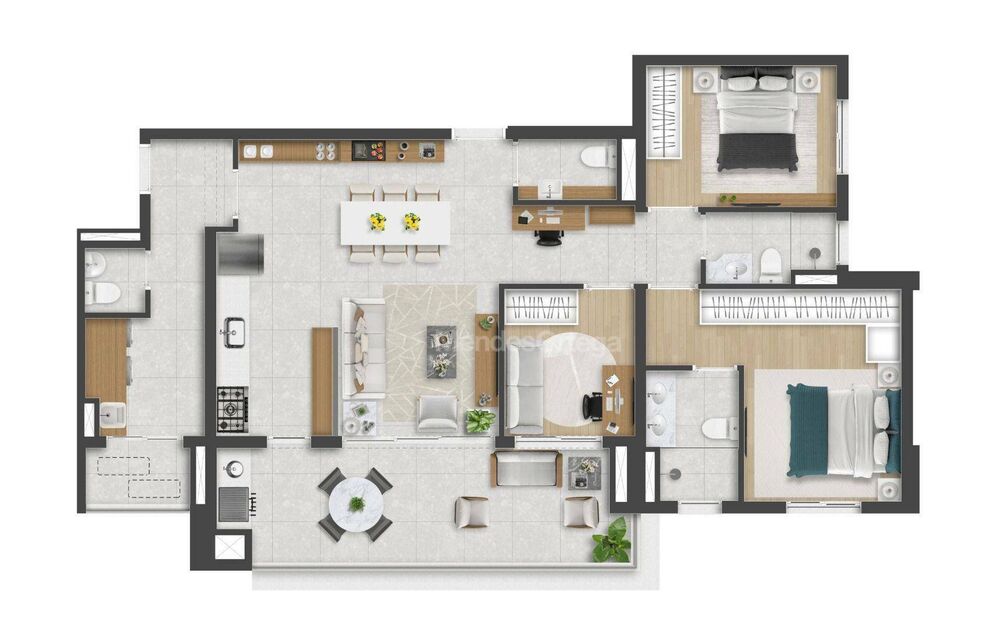 Apartamento, 3 quartos, 151 m² - Foto 4