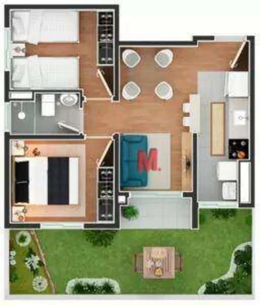 Apartamento, 2 quartos, 46 m² - Foto 7