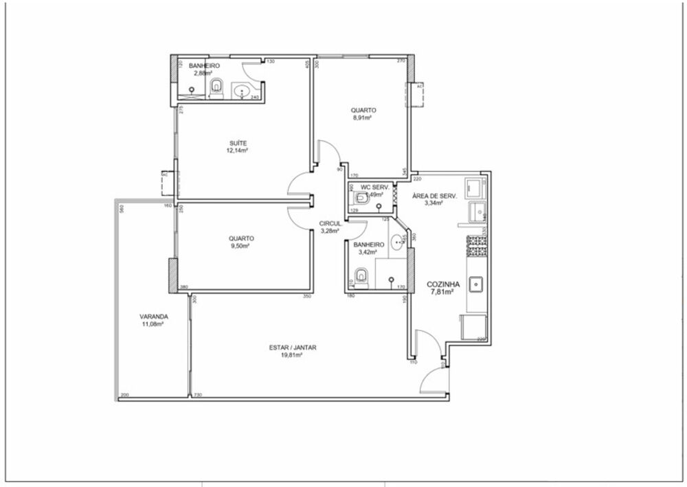 Apartamento, 3 quartos, 125 m² - Foto 7