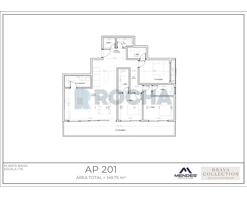 Apartamento, 3 quartos, 149 m² - Foto 7