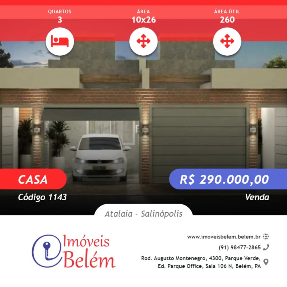 Casa, 3 quartos, 260 m² - Foto 1