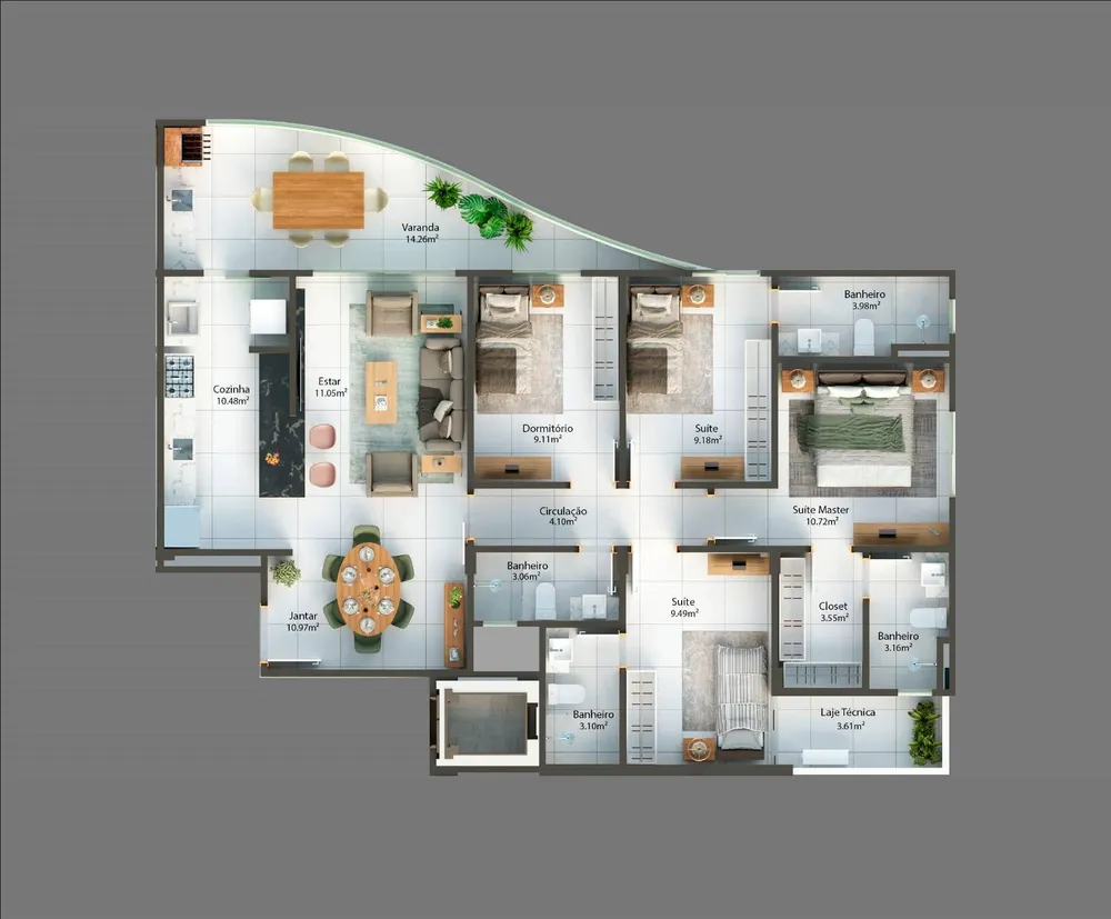 Apartamento, 3 quartos - Foto 12