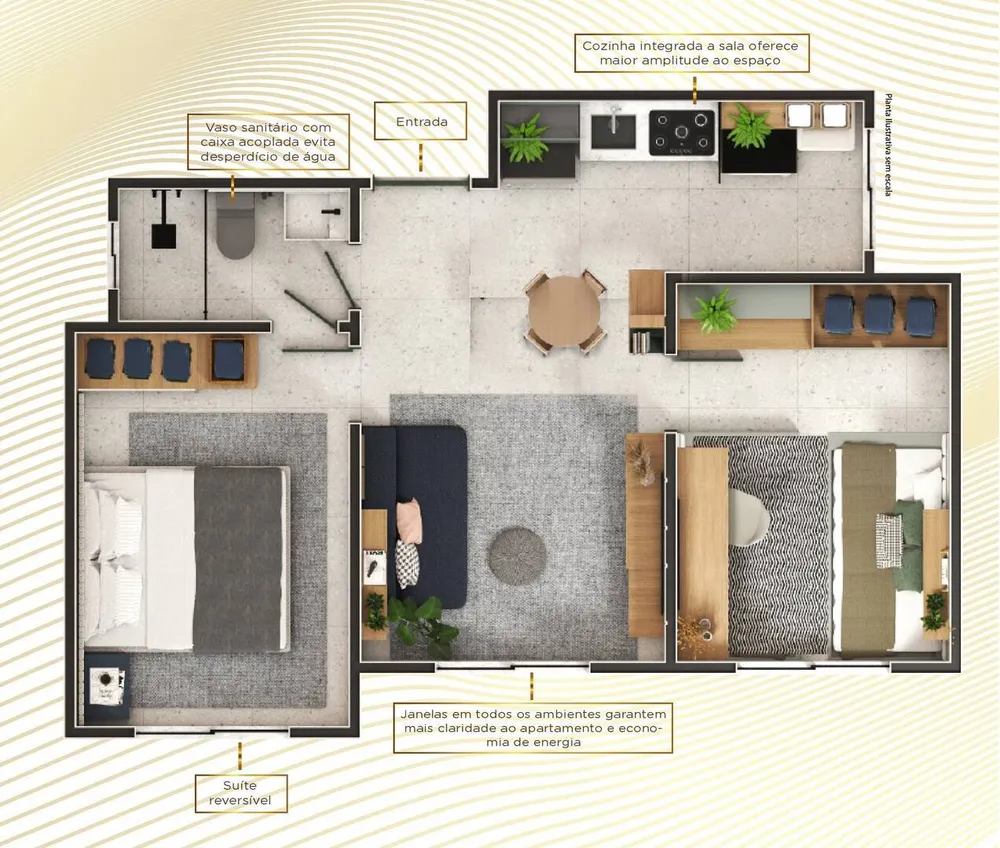 Apartamento, 2 quartos, 41 m² - Foto 8