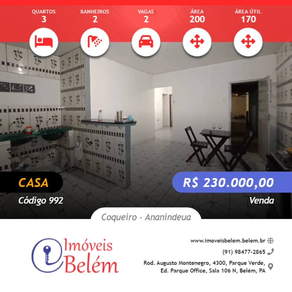 Casa, 3 quartos, 170 m² - Foto 1