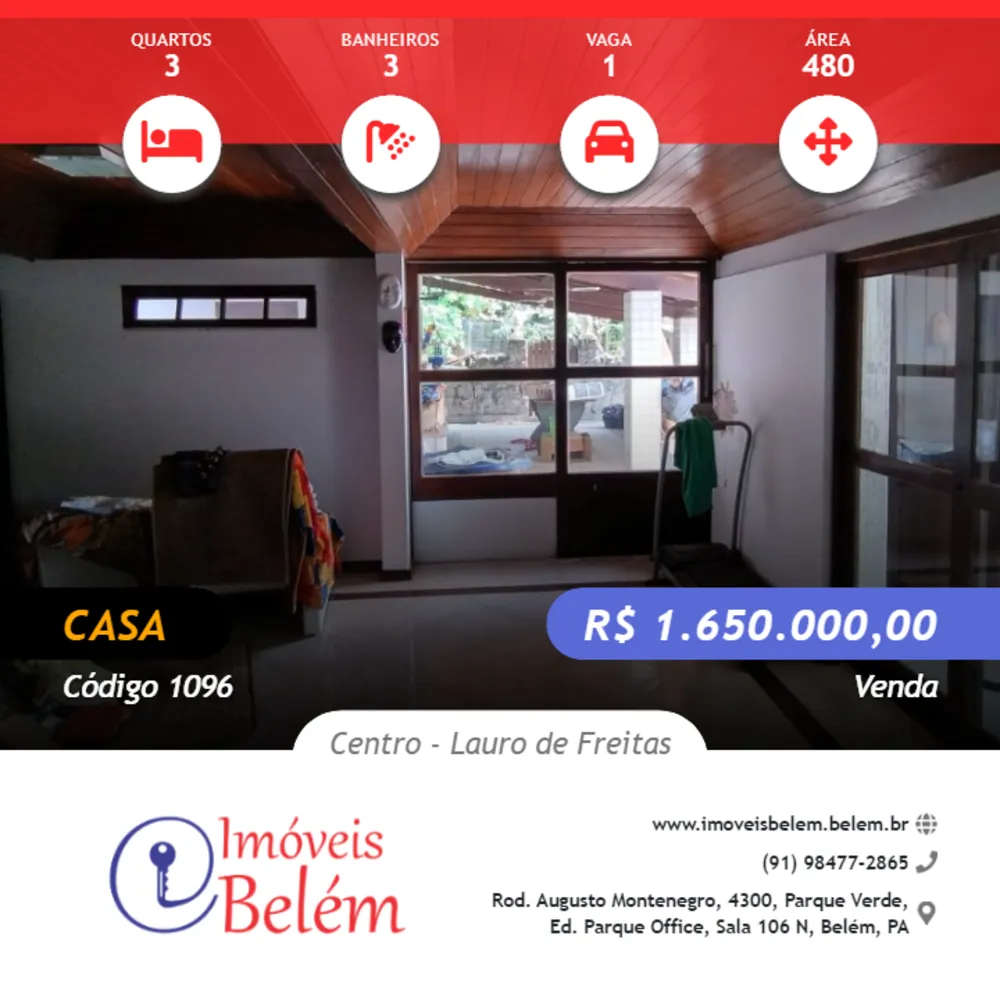 Casa, 3 quartos, 480 m² - Foto 1