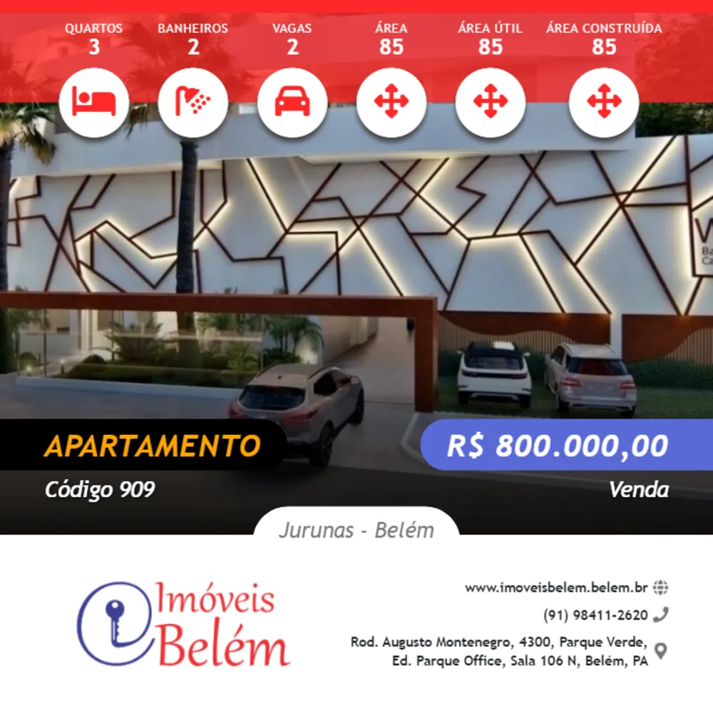 Apartamento, 3 quartos, 85 m² - Foto 1