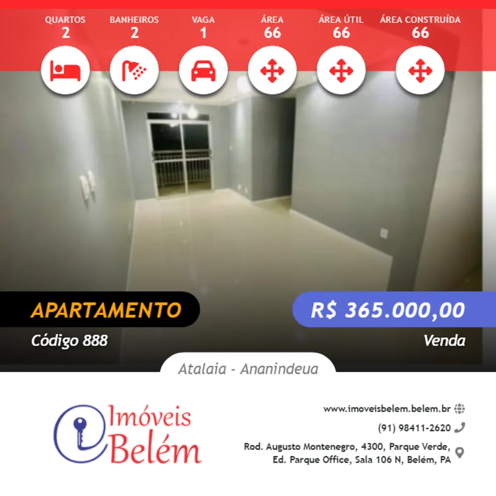 Apartamento, 3 quartos, 66 m² - Foto 1