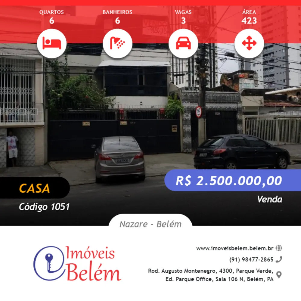 Casa, 6 quartos, 423 m² - Foto 1