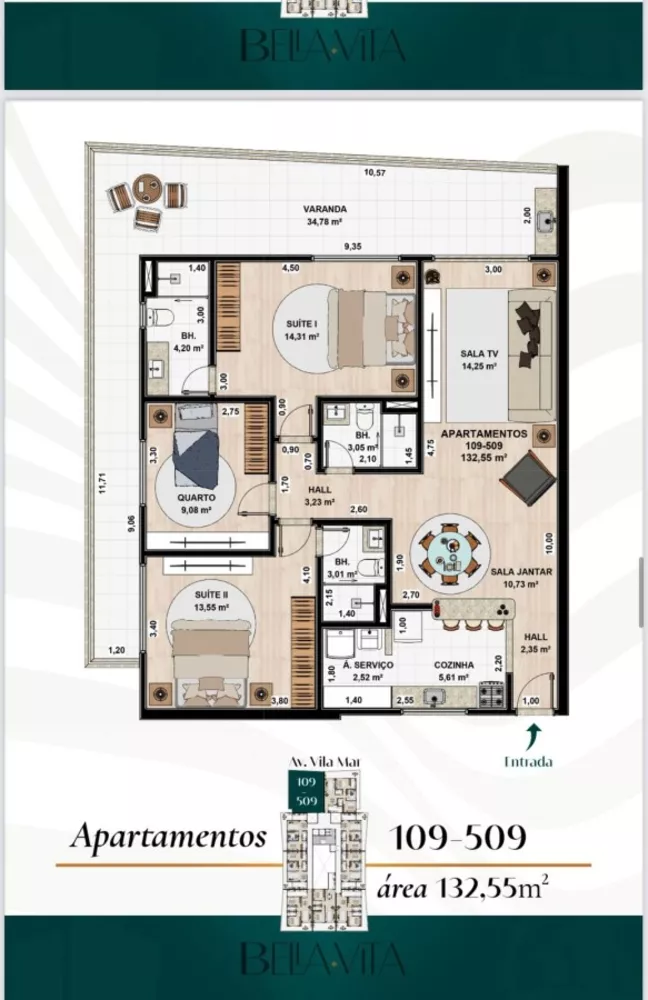 Apartamento, 3 quartos - Foto 10