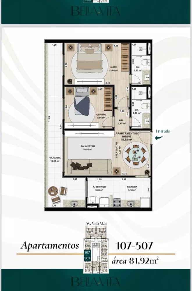 Apartamento, 3 quartos - Foto 8