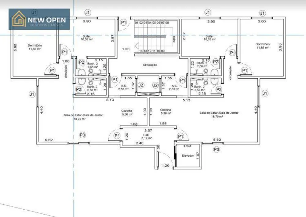 Apartamento, 2 quartos - Foto 2