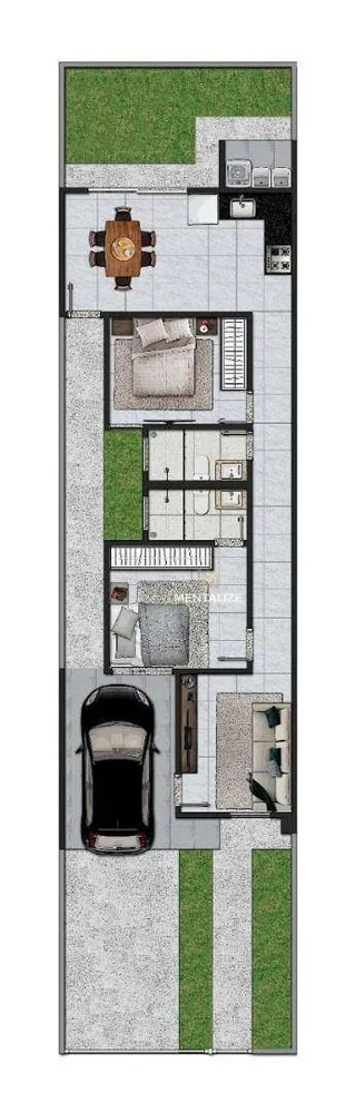 Casa, 2 quartos, 88 m² - Foto 2