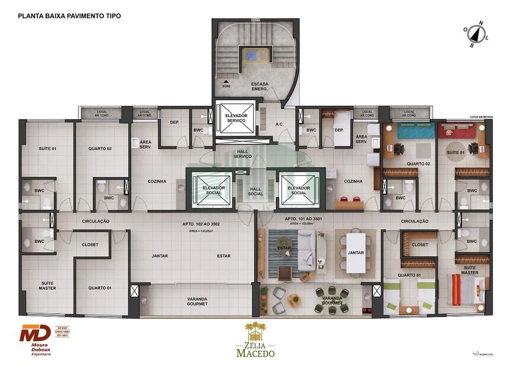 Apartamento, 4 quartos, 123 m² - Foto 6