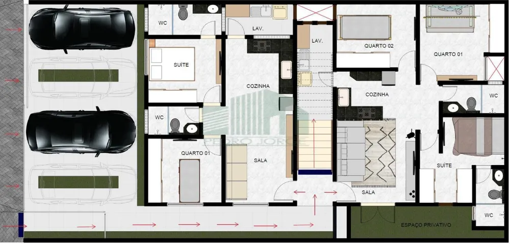 Apartamento, 2 quartos, 58 m² - Foto 3