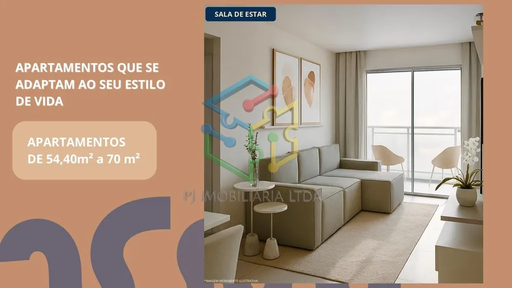 Apartamento, 2 quartos, 54 m² - Foto 1