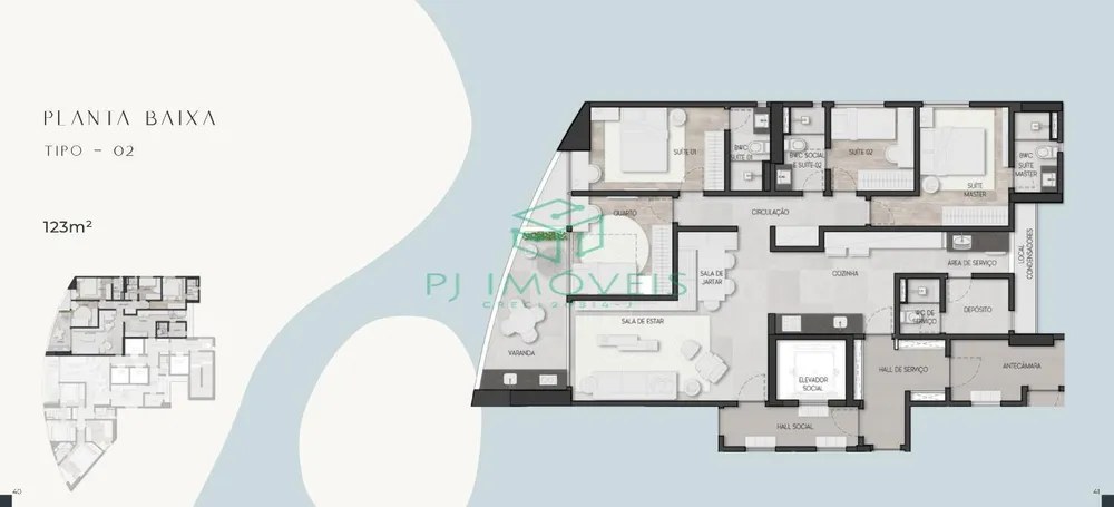 Apartamento, 4 quartos, 123 m² - Foto 12