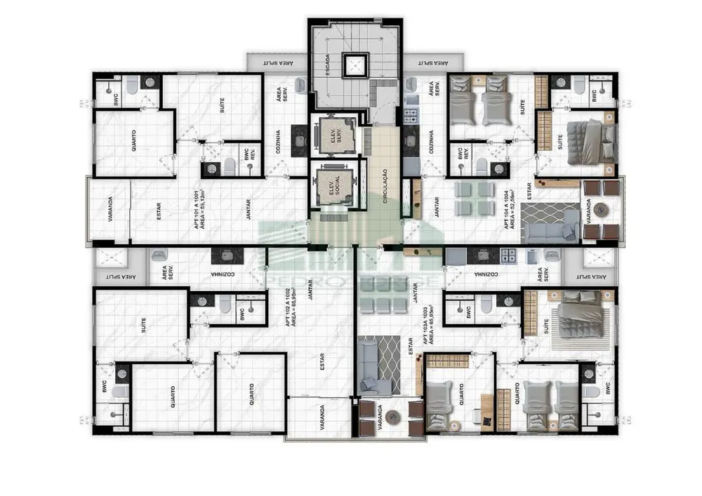 Apartamento, 2 quartos, 51 m² - Foto 7