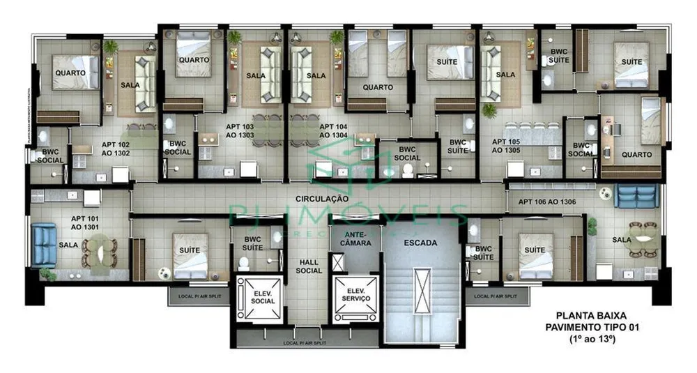 Apartamento, 1 quarto, 31 m² - Foto 9