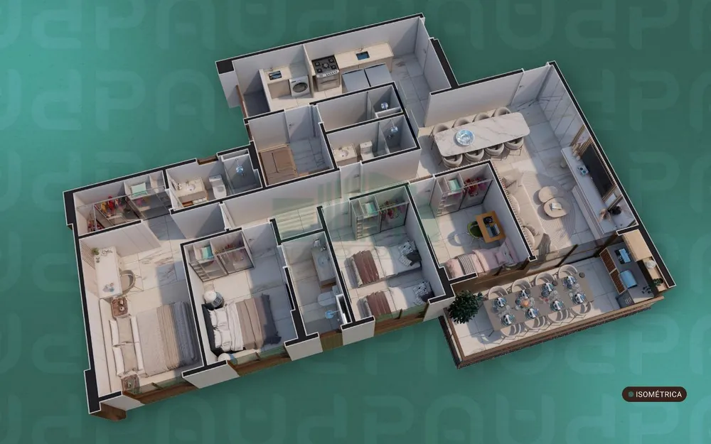 Apartamento, 4 quartos, 122 m² - Foto 7