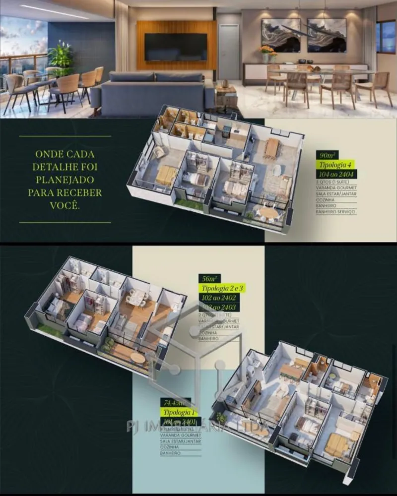 Apartamento, 2 quartos, 56 m² - Foto 5