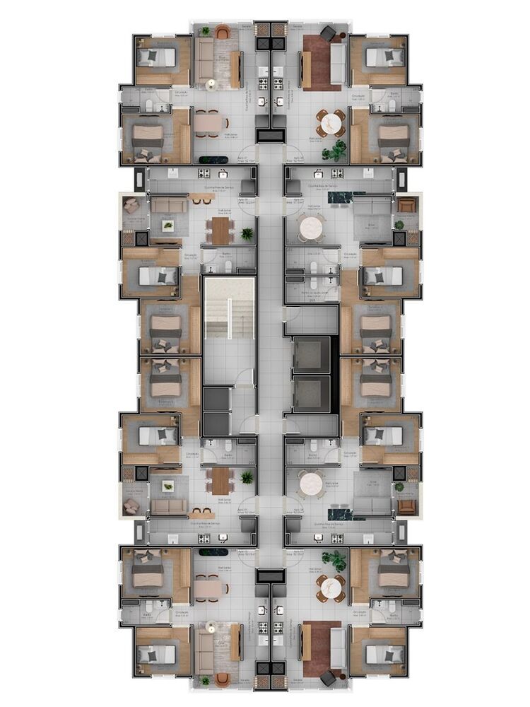 Apartamento, 2 quartos, 52 m² - Foto 4
