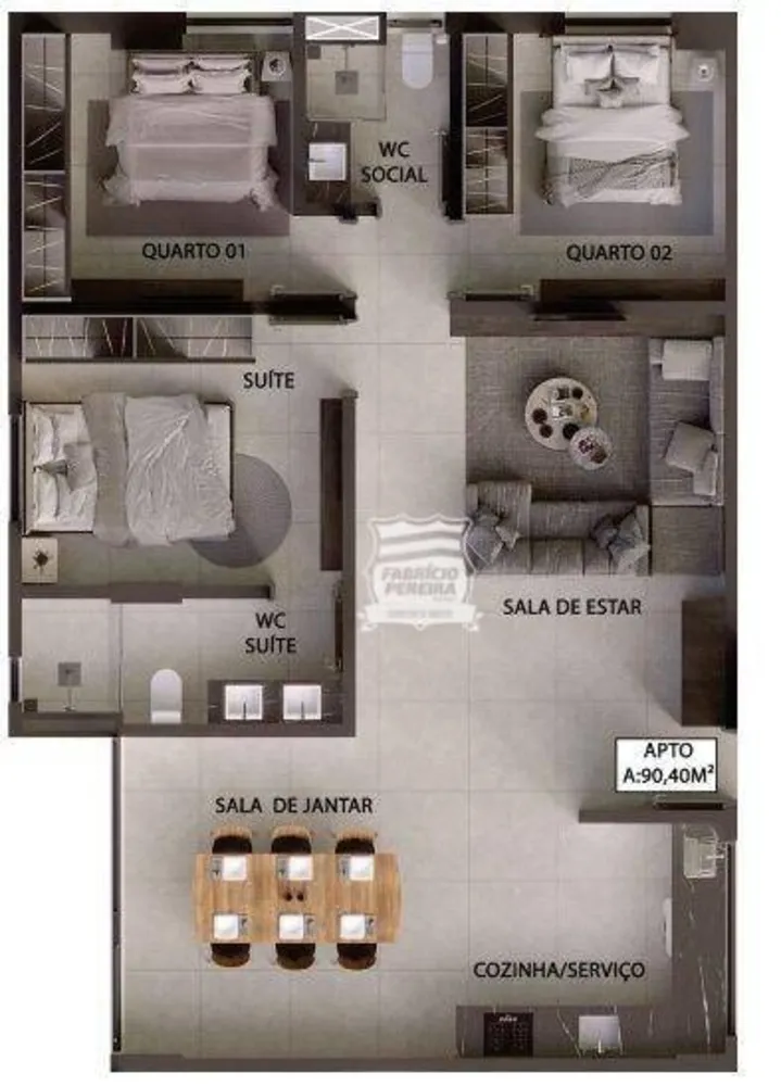 Flat/Apart Hotel, 1 quarto, 36 m² - Foto 31
