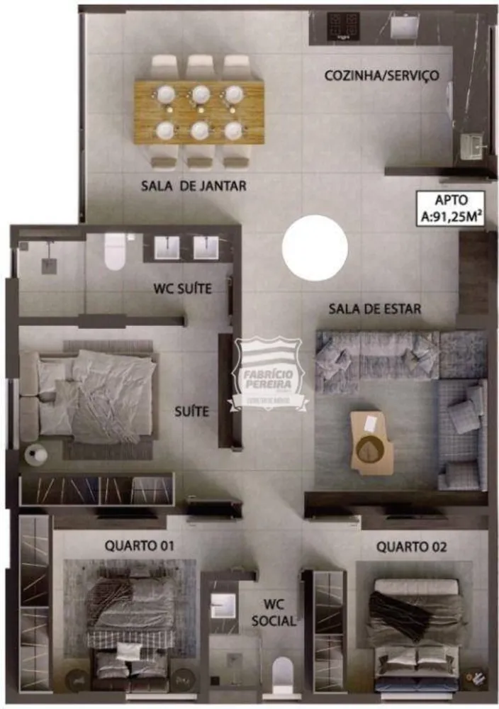 Flat/Apart Hotel, 1 quarto, 36 m² - Foto 32