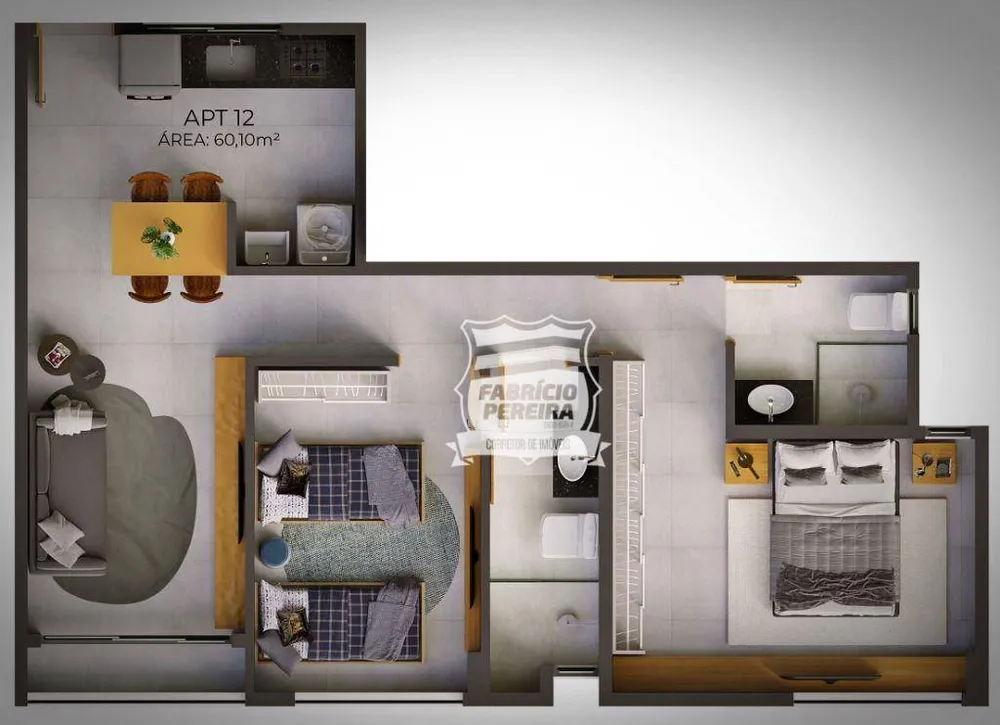 Apartamento, 2 quartos, 57 m² - Foto 16