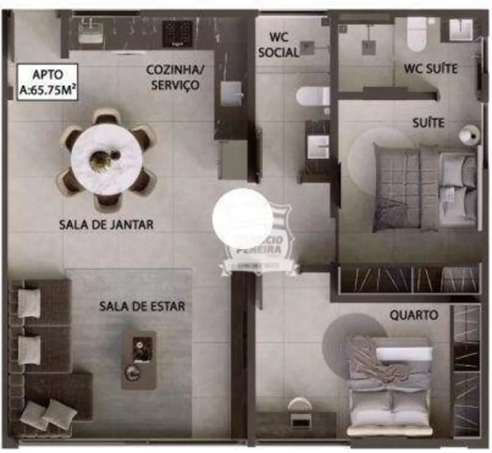 Apartamento, 2 quartos, 53 m² - Foto 11