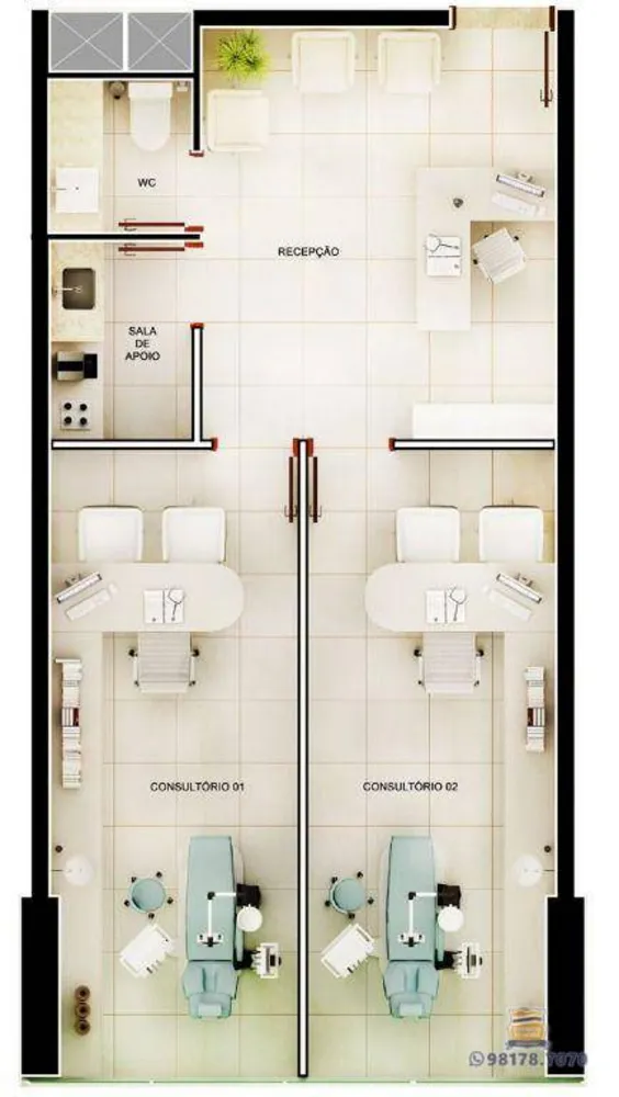 Sala-Conjunto, 50 m² - Foto 12