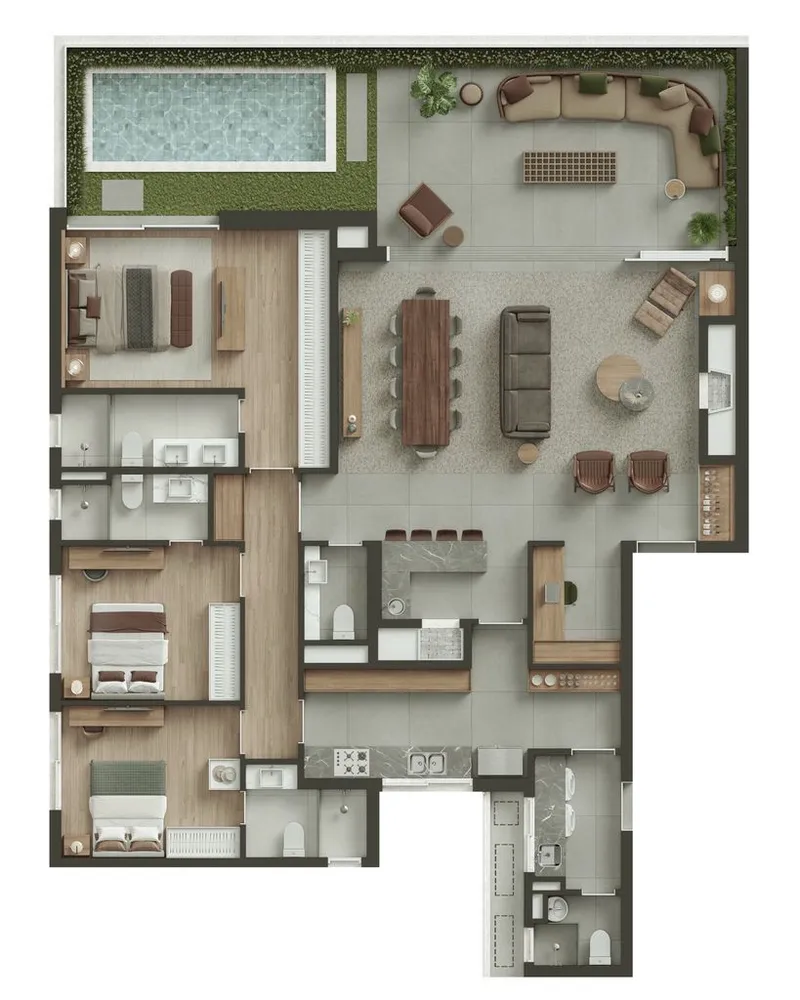 Cobertura, 3 quartos, 352 m² - Foto 12