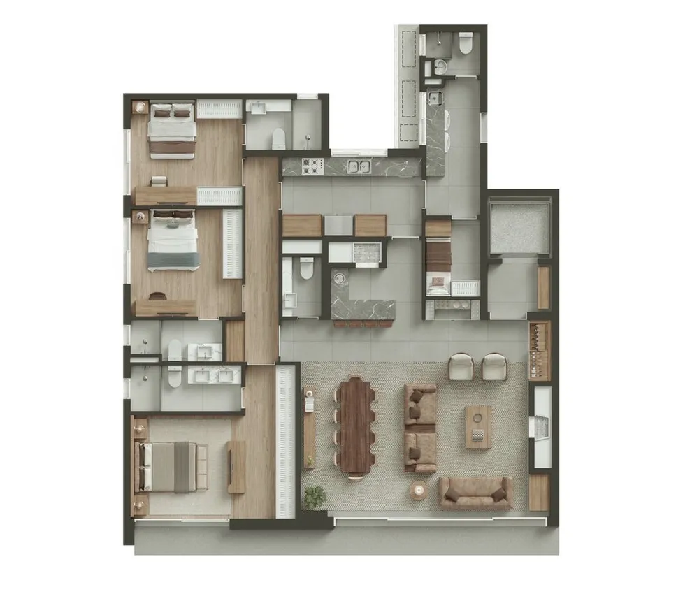 Cobertura, 3 quartos, 352 m² - Foto 10