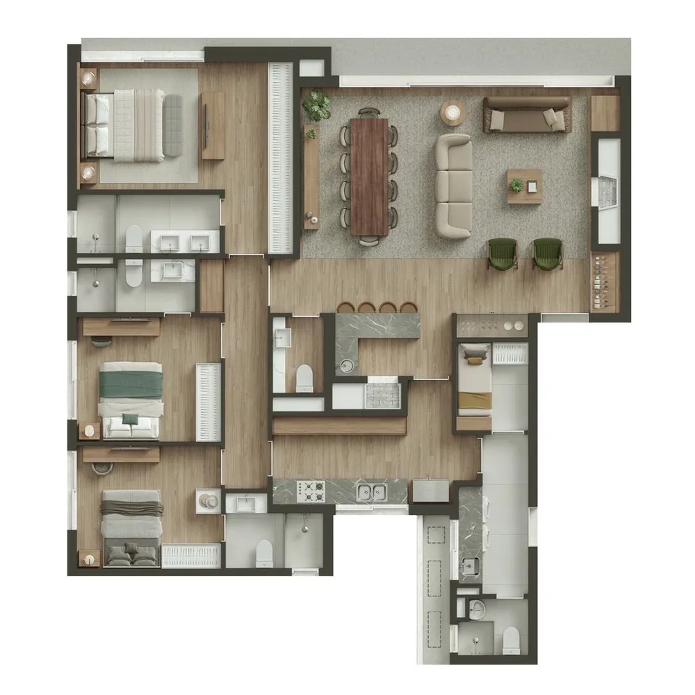Cobertura, 3 quartos, 352 m² - Foto 11