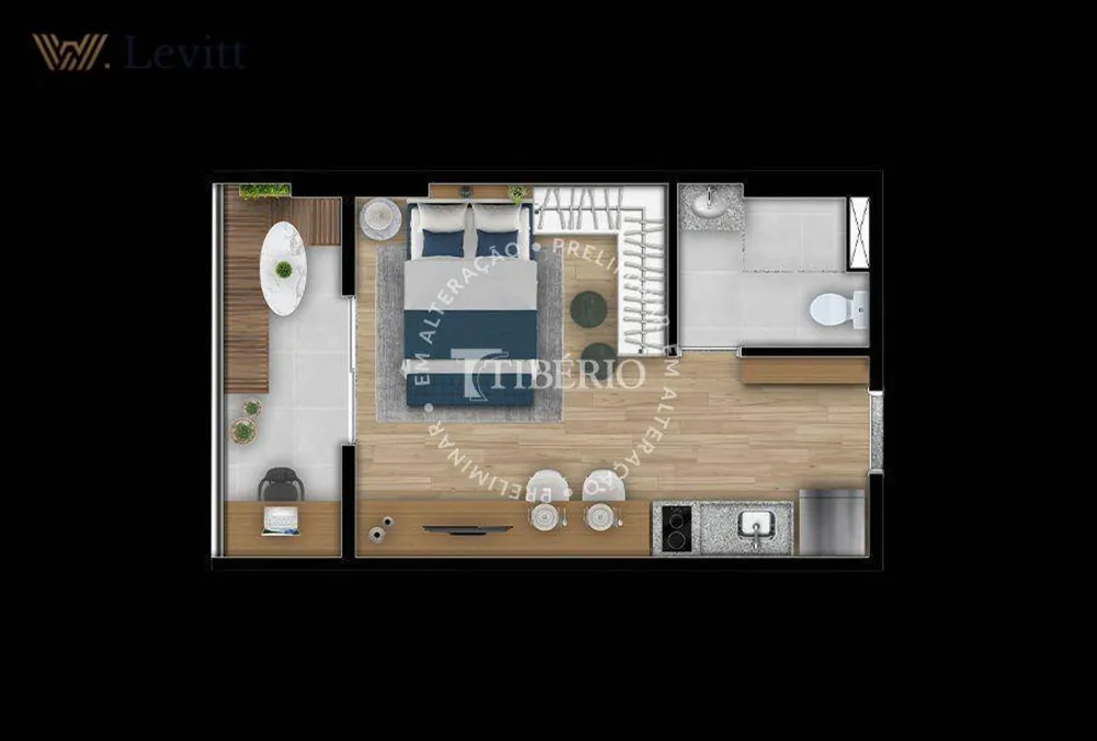 Apartamento, 1 quarto, 24 m² - Foto 8