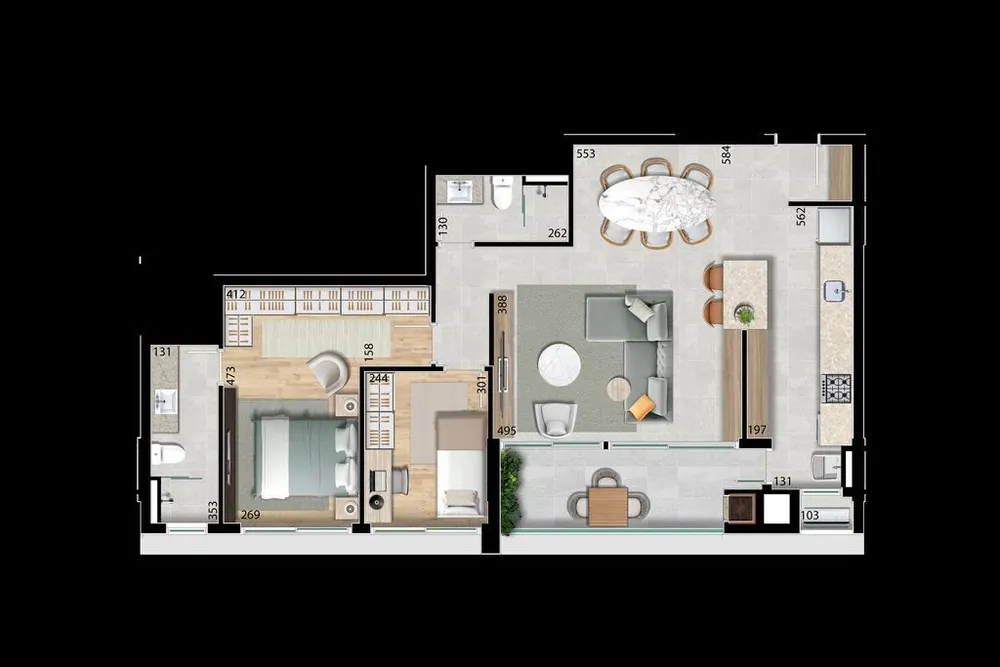 Loja-Salão, 78 m² - Foto 1