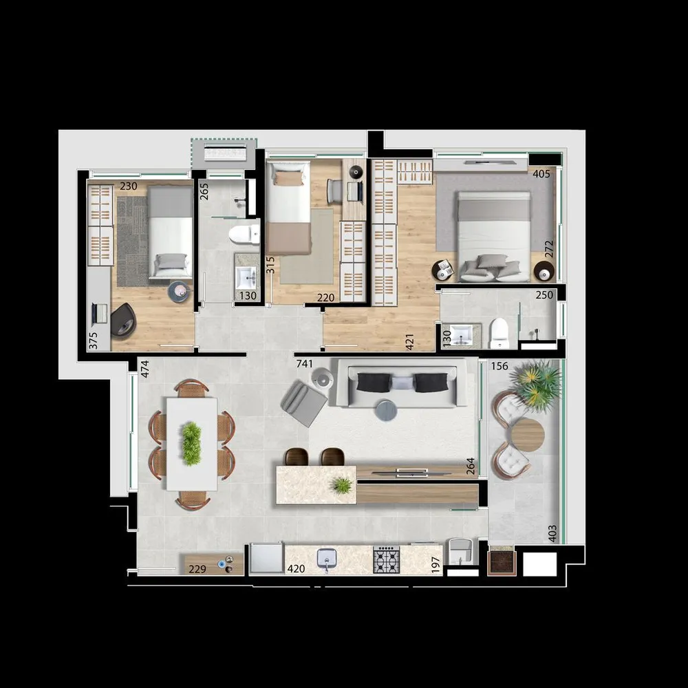 Loja-Salão, 78 m² - Foto 3