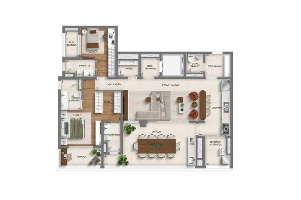 Apartamento, 4 quartos, 179 m² - Foto 6