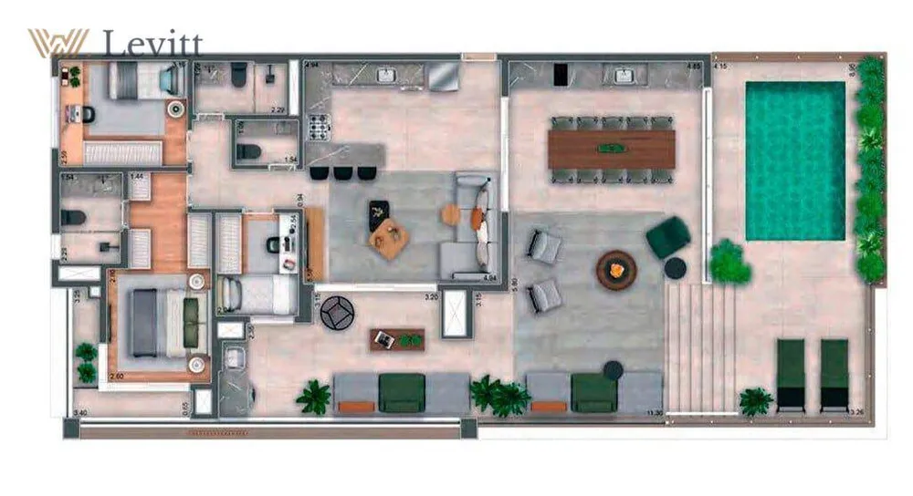 Apartamento, 2 quartos, 69 m² - Foto 5