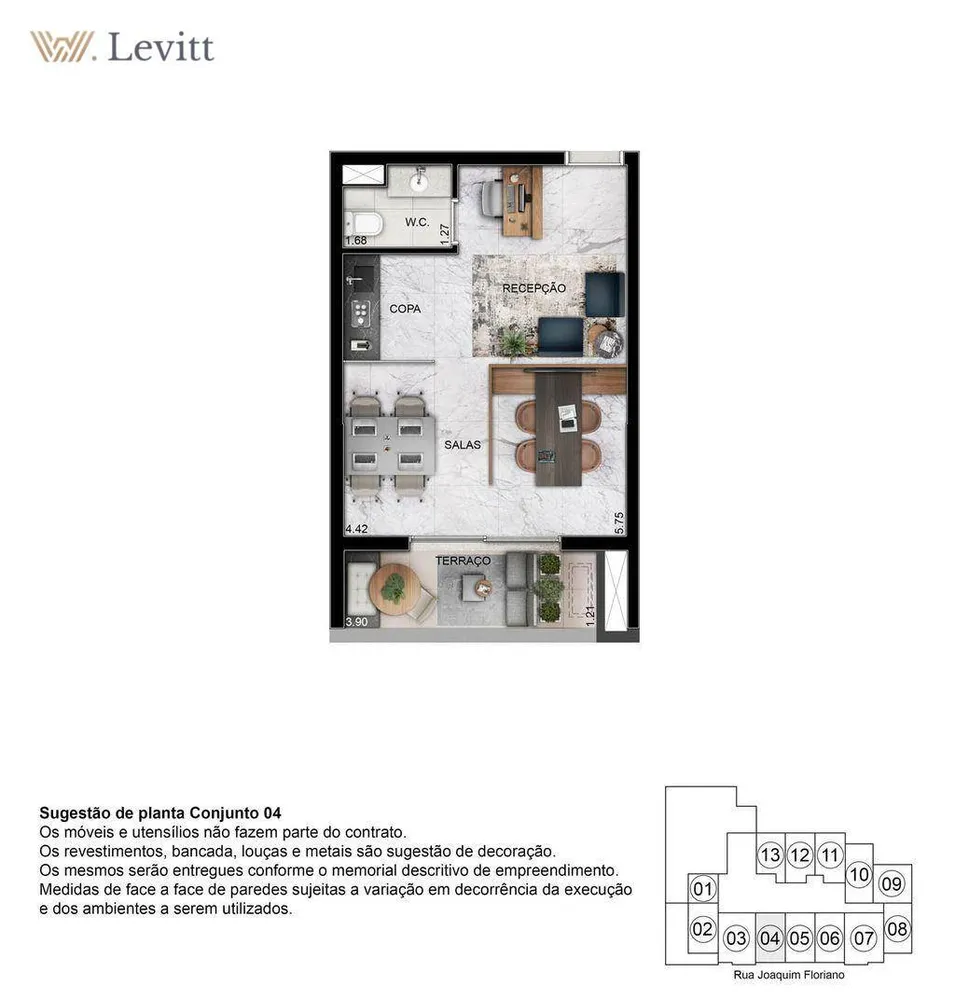 Sala-Conjunto, 27 m² - Foto 3