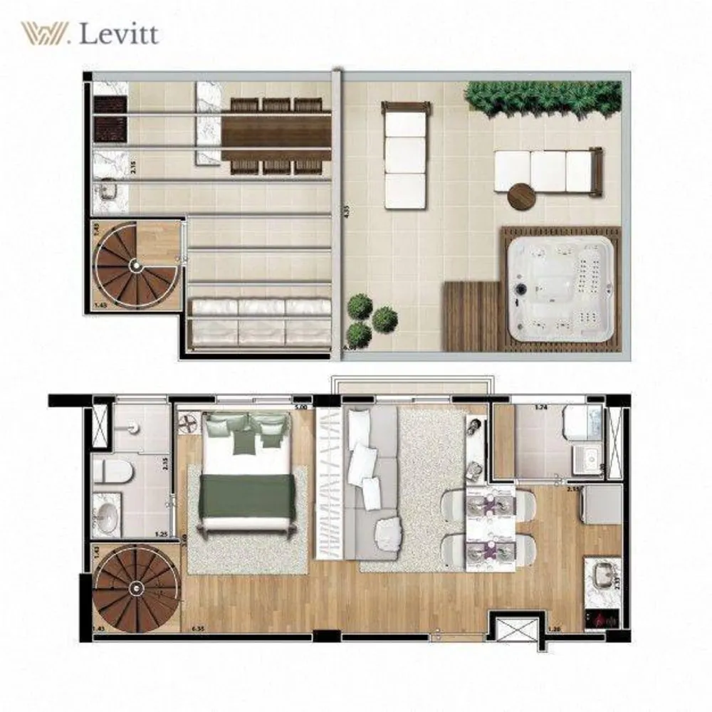 Apartamento, 1 quarto, 40 m² - Foto 1