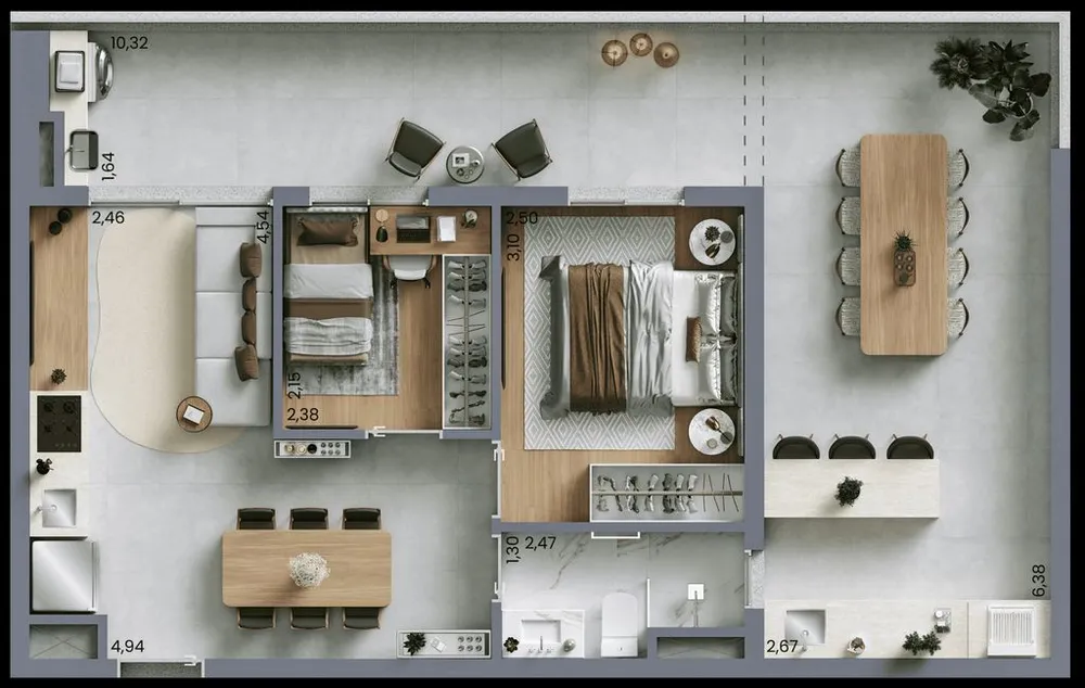 Apartamento, 3 quartos, 72 m² - Foto 8