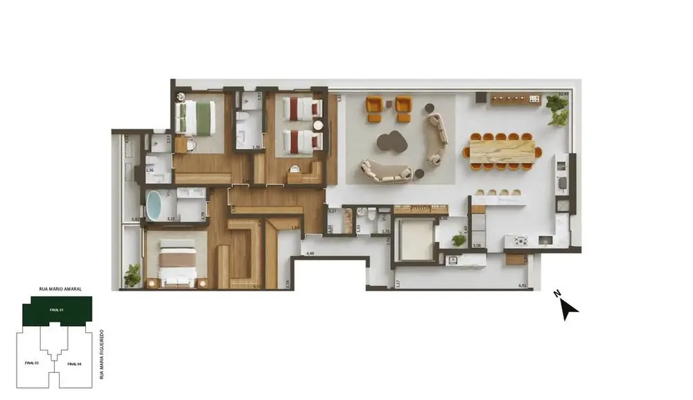 Apartamento, 3 quartos, 163 m² - Foto 4