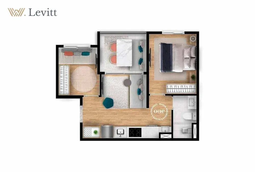 Apartamento, 1 quarto, 31 m² - Foto 6