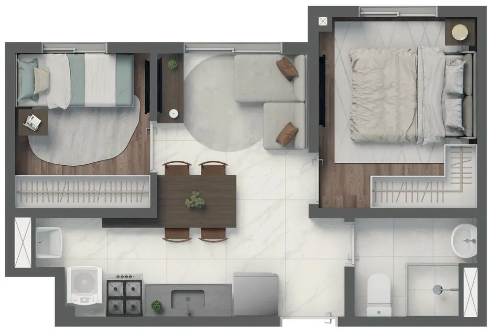 Apartamento, 1 quarto, 24 m² - Foto 3