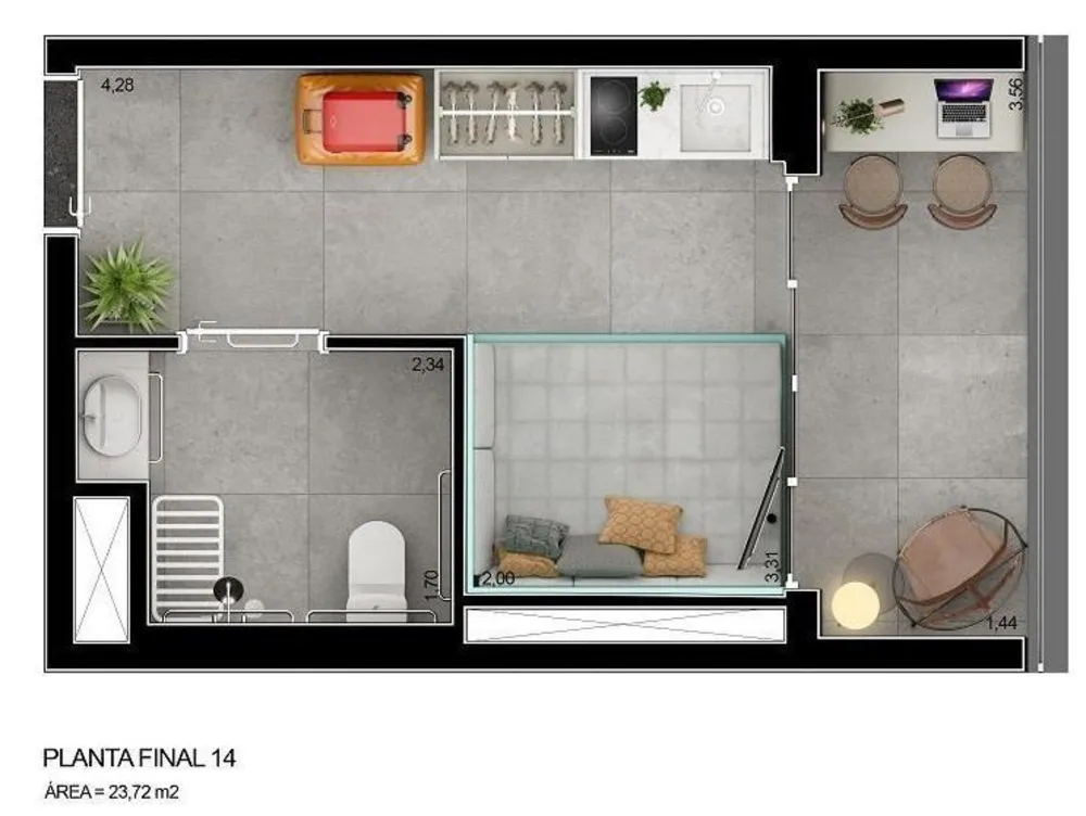 Apartamento, 3 quartos, 70 m² - Foto 7
