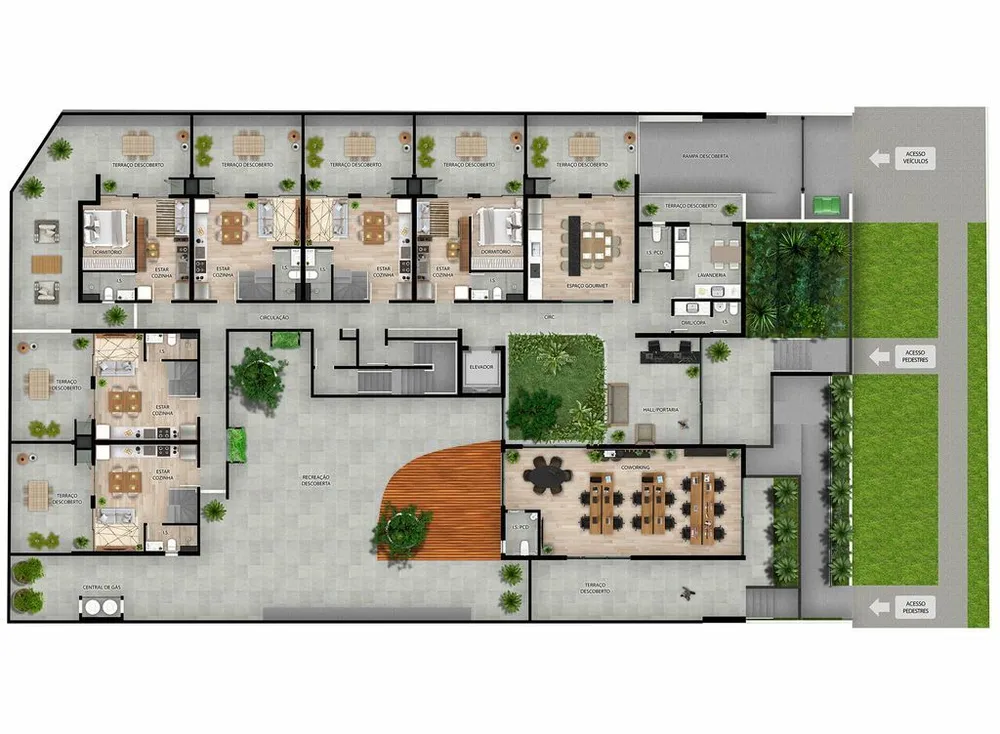 Loja-Salão, 53 m² - Foto 3