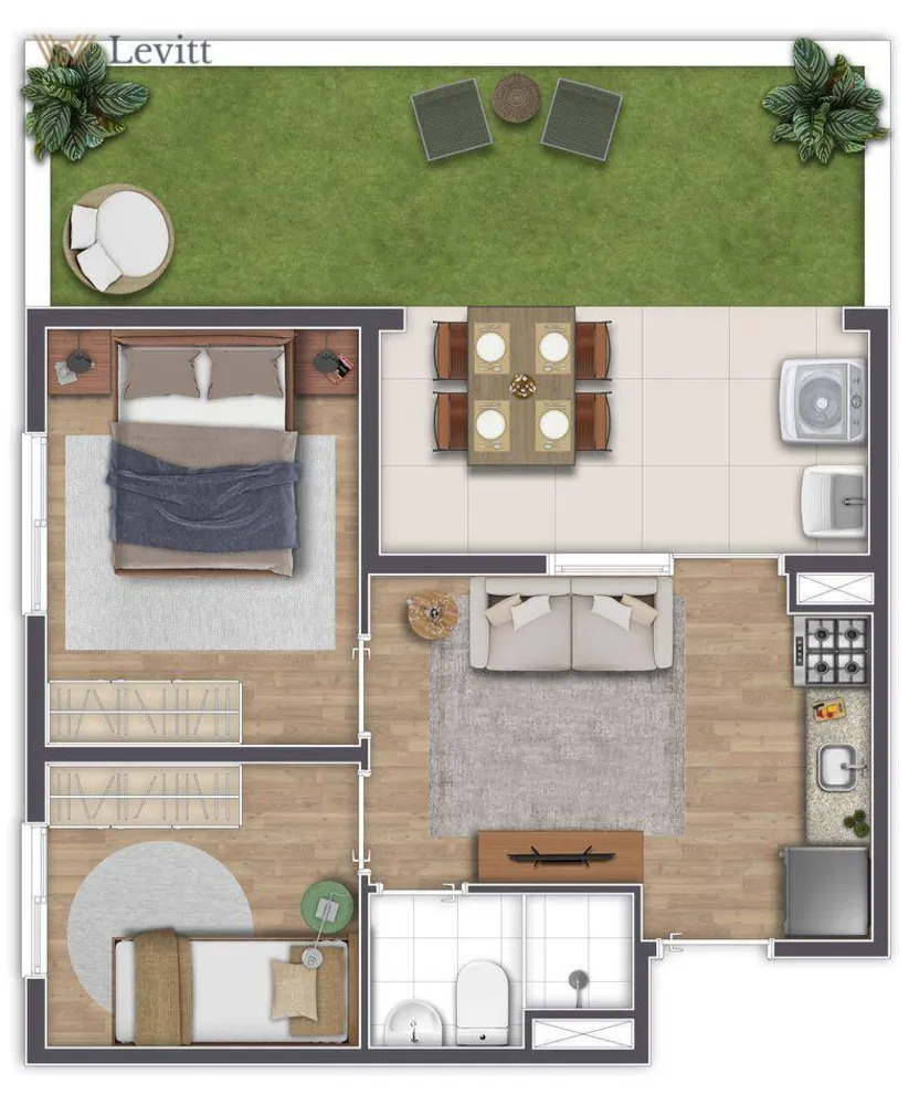 Apartamento, 2 quartos, 36 m² - Foto 8